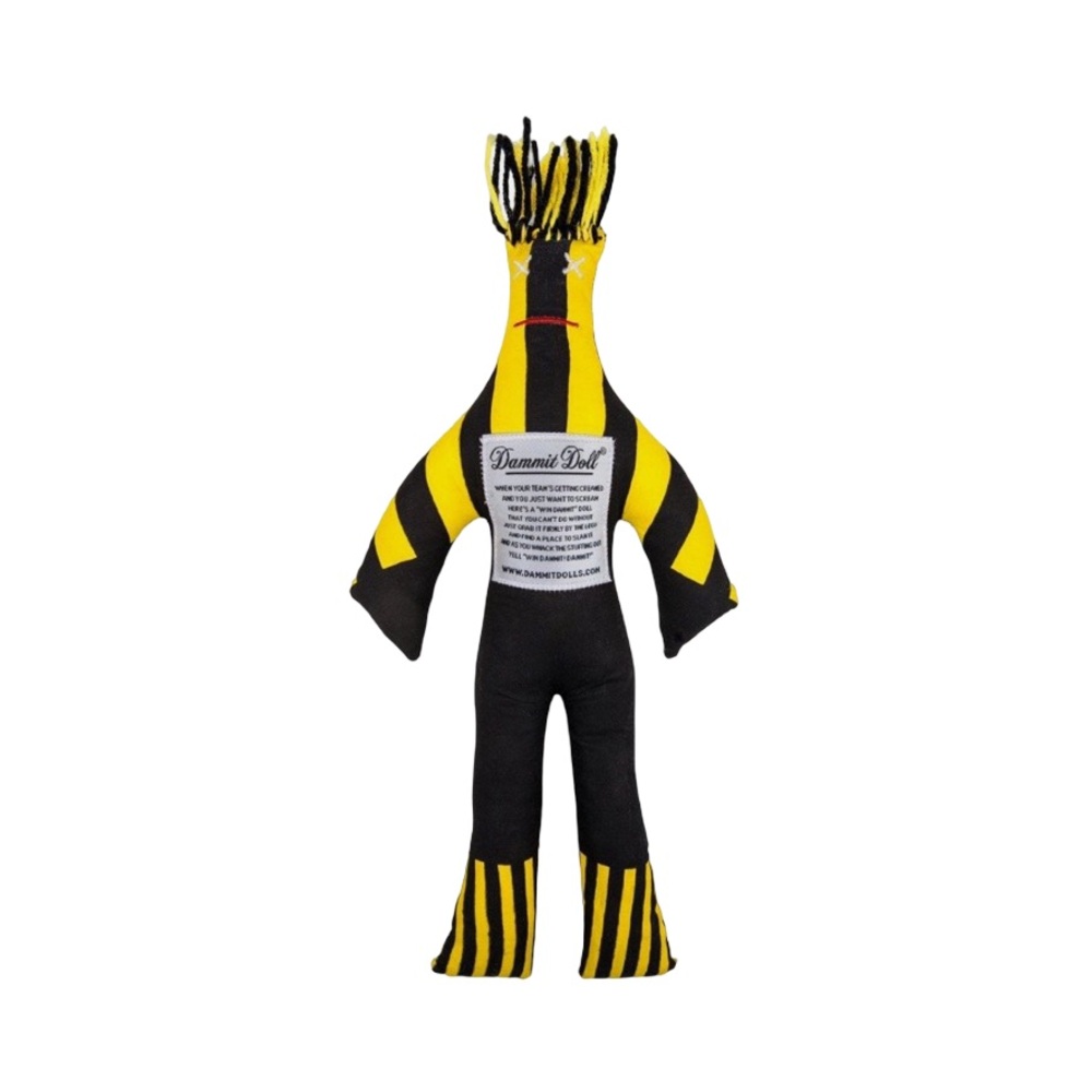 WIN DAMMIT DOLL BLACK & YELLOW
